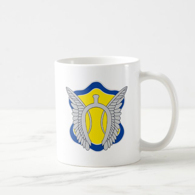 Mug 17e timbre couleur du régiment de cavalerie (Droite)