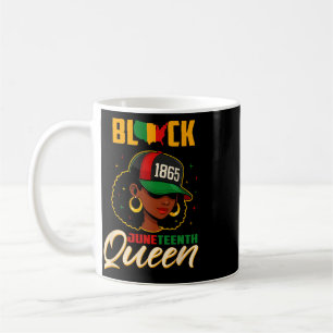 Mug 1865 Juneteenth Reine Noire Femmes Hommes Juneteen