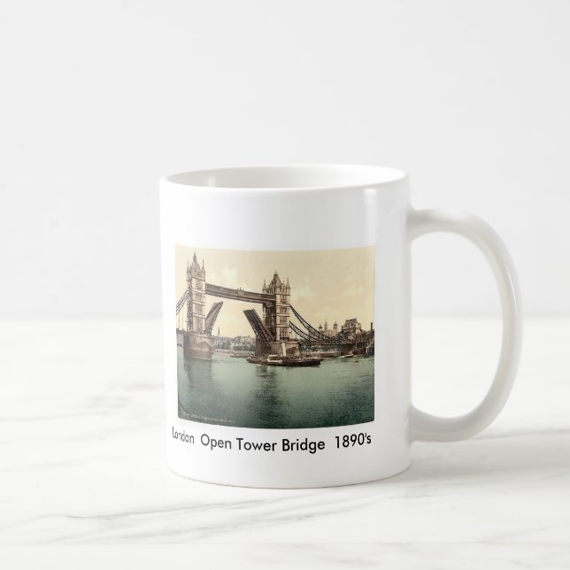 Mug 1890's ouverts de pont de tour de Londres (Droite)