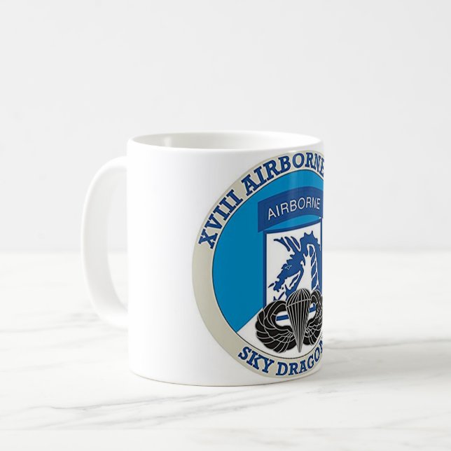 Mug 18e corps aéroporté (Devant gauche)