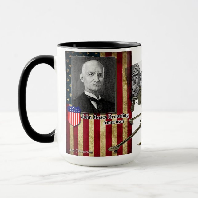 Mug 1919 M1919 américains brunissant la mitrailleuse (Gauche)