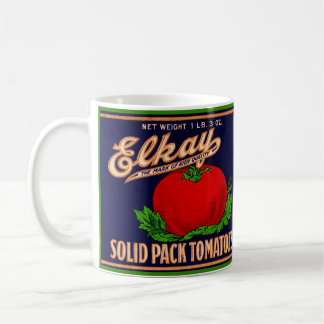 Mug 1930 Elkay Solid Pack Tomates peut étiquette