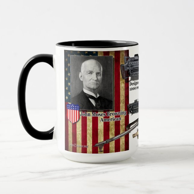 Mug 1933 m2 américains brunissant la mitrailleuse (Gauche)