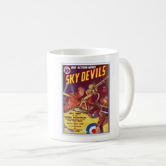 Mug 1939 démons ciel PULP MAG COVER (Devant droit)