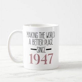 Mug 1947 Anniversaire 80 80 ans Femme Arrière-grand-mè