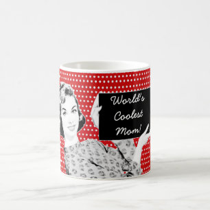Mug 1950 Femme avec une maman des signes