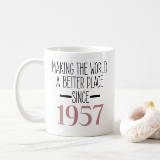 Mug 1957 Anniversaire 70 70 ans Femme Arrière-grand-mè