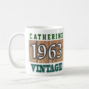 Mug 1963 Année de naissance - Fête d'anniversaire