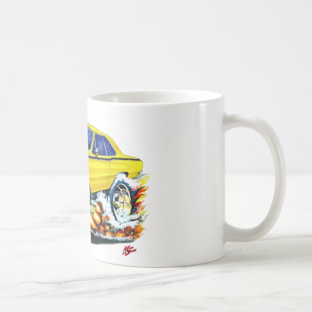 Mug 1968-71 voiture de jaune de dard de Dodge (Droite)