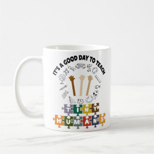 Mug 1/4, C'est un bon jour pour apprendre de minuscule