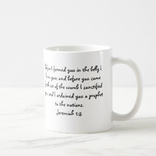 Mug 1:5 du baptême du bébé/Cadeau-Jérémie de bapt