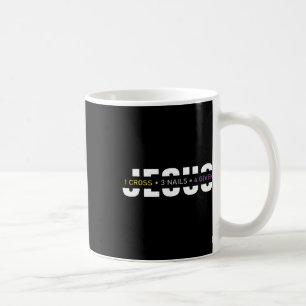 Mug 1 Croix 3 clous 4 Donné Pâques Jésus chrétien