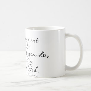 Mug 1 éloge de mur de 10h31 de Corinthiens