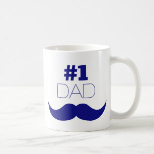 Mug #1 Papa Blue Mustache