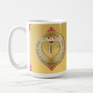 Mug 1er ou 50e anniversaire d'or
