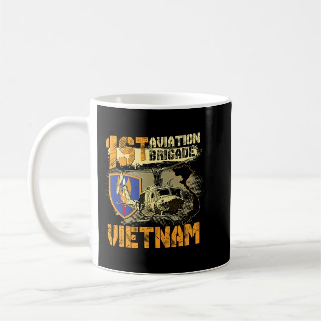 Mug 1ère brigade aérienne Vietnam Vétérinaire Porte pi (Gauche)