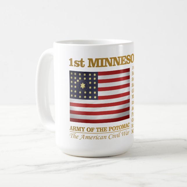 Mug 1ère Infanterie volontaire du Minnesota (BH) (Devant gauche)