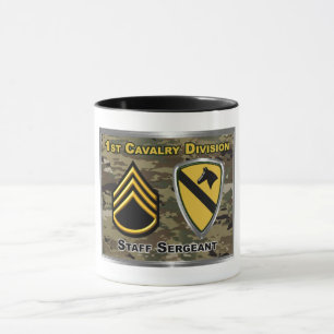 Mug 1re Division de cavalerie Sergent d'état-major