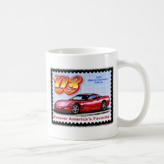 Mug 2003 cinquantième anniversaires Corvette