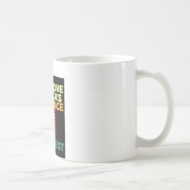 Mug 2014 Love Rocks Peace Art Imprimer (Droite)