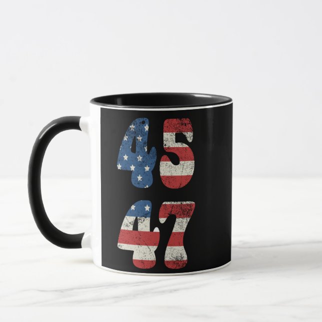 Mug 2024 Trump reprend l'Amérique patriotique américai (Gauche)