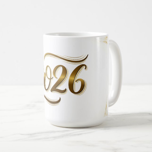 Mug 2026 New Year (Devant droit)