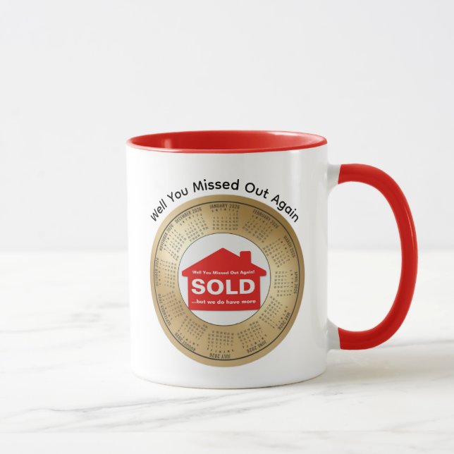 Mug 2026 Real Estate Calendar Coffee (Droite)