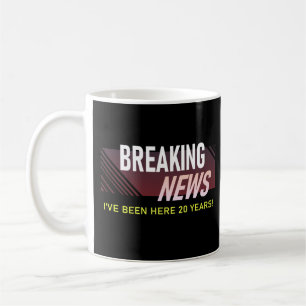 Mug 20 Anniversaire du travail Vingtième employé