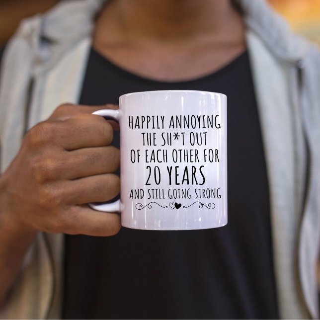 Mug 20e anniversaire du Royaume-Uni, 20 ans anniversai (Créateur téléchargé)