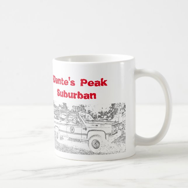 Mug 20ème La crête de Dante d'anniversaire (Droite)