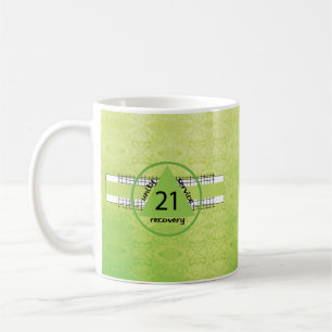 Mug 21e année 12 étape de récupération Anniversaire ca