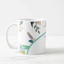 21e anniversaire Floral coloré simple