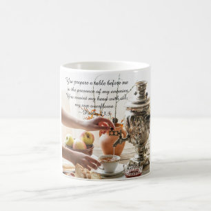 Mug 23:5 de psaume vous avez oint ma tête avec de