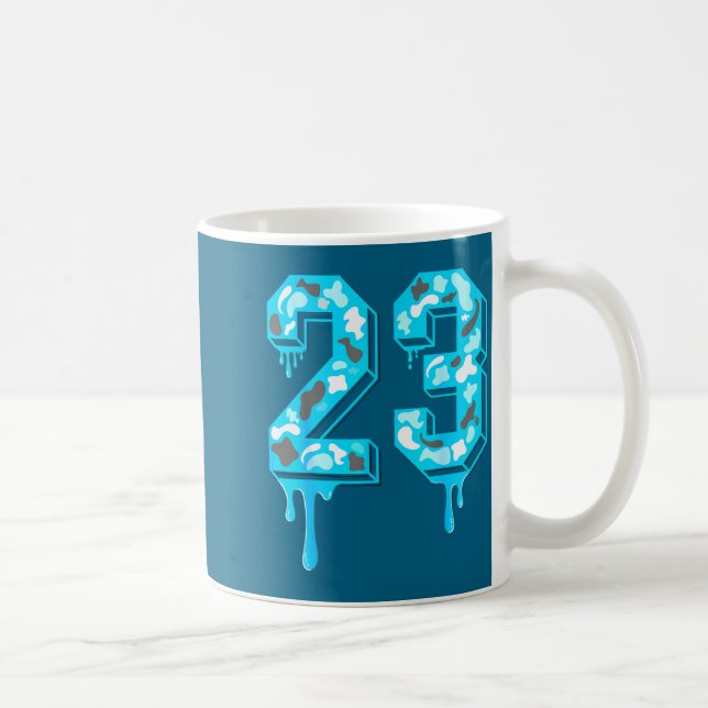 Mug 23 Drip Camo Gamma Blue Matching  (Droite)