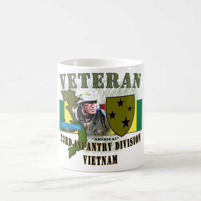 Mug 23ème Division de FNI (Americal) - Vietnam (w/CIB) (Centre)