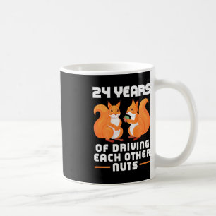 Mug 24e année de conduite les uns les autres nuts amus