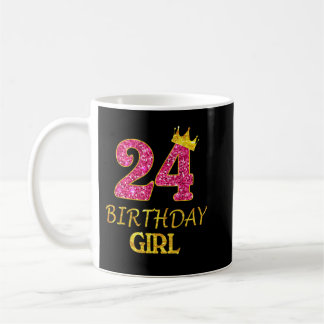 Mug 24e anniversaire fille princesse 24 ans 24e Gif