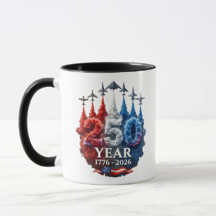 Mug 250 Ans Américain 250e USA Patriotique 4 juillet