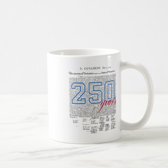 Mug 250 ans Amérique Anniversaire 250e indépendance D (Droite)