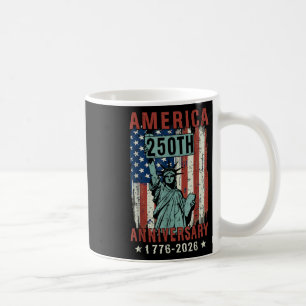 Mug 250 ans Amérique Anniversaire 4 juillet Indépendan