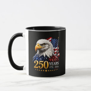 Mug 250 ans d'Amérique 250e anniversaire patriotique É