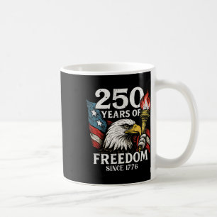 Mug 250 Ans De Liberté Usa Bald Eagle America Drapeau 