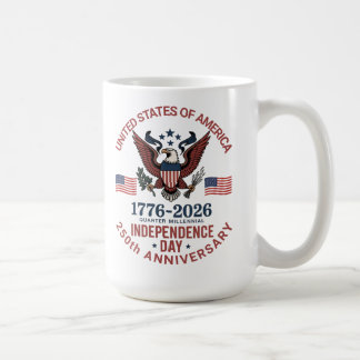 Mug 250e anniversaire 4 juillet - Patriotique Vintage