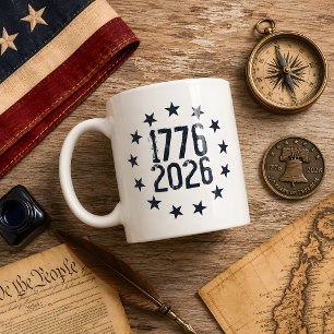 Mug 250e anniversaire amérique 1776-2026 liberté