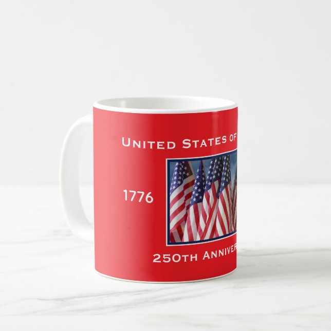 Mug 250e anniversaire USA Patriotique (Devant gauche)