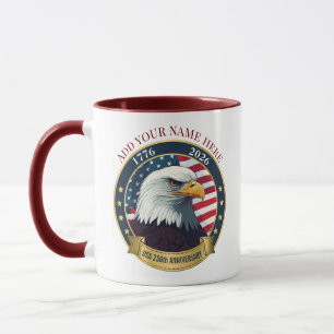 Mug 250e anniversaire USA patriotique   1776–2026