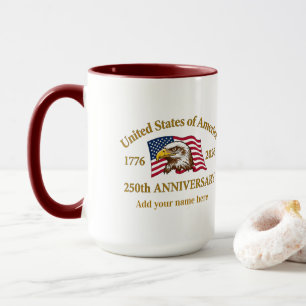 Mug 250e anniversaire USA Patriotique   1776–2026
