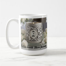 25e anniversaire du Mariage Deux coeurs, Argent