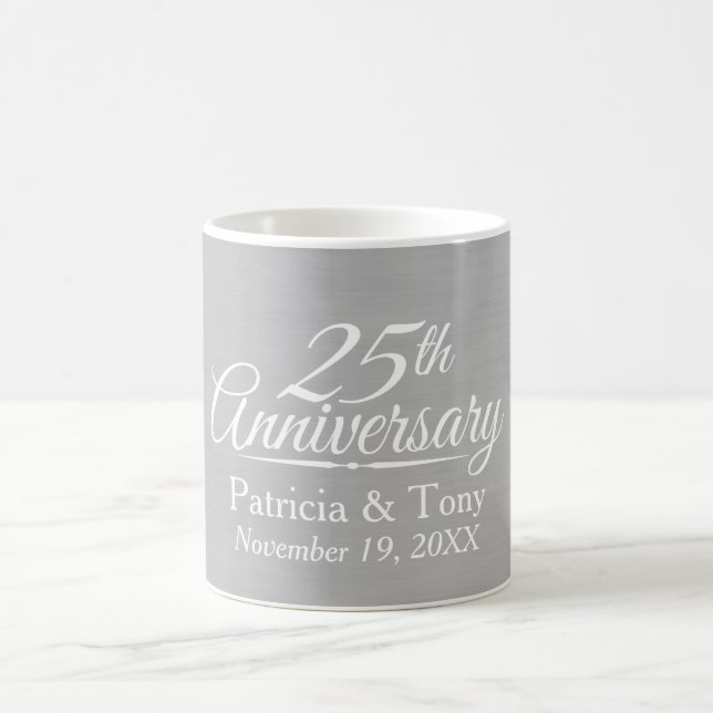 Mug 25e anniversaire du Mariage Personnalisé (Centre)