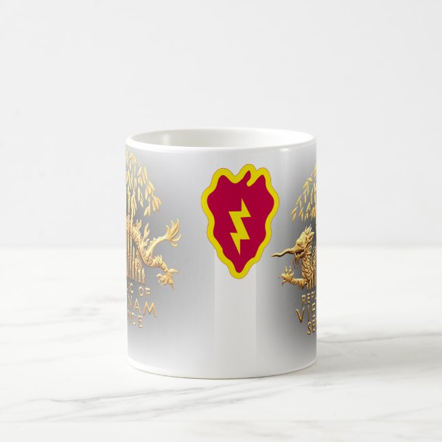Mug 25ème Infanterie et dragon de service du Vietnam (Centre)